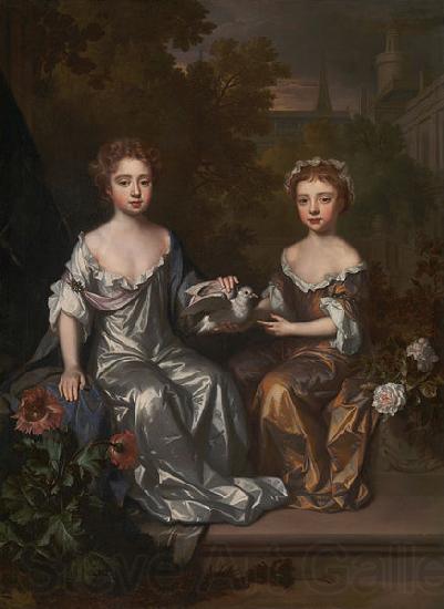 Willem Wissing Portrait of Henrietta and Mary Hyde Spain oil painting art